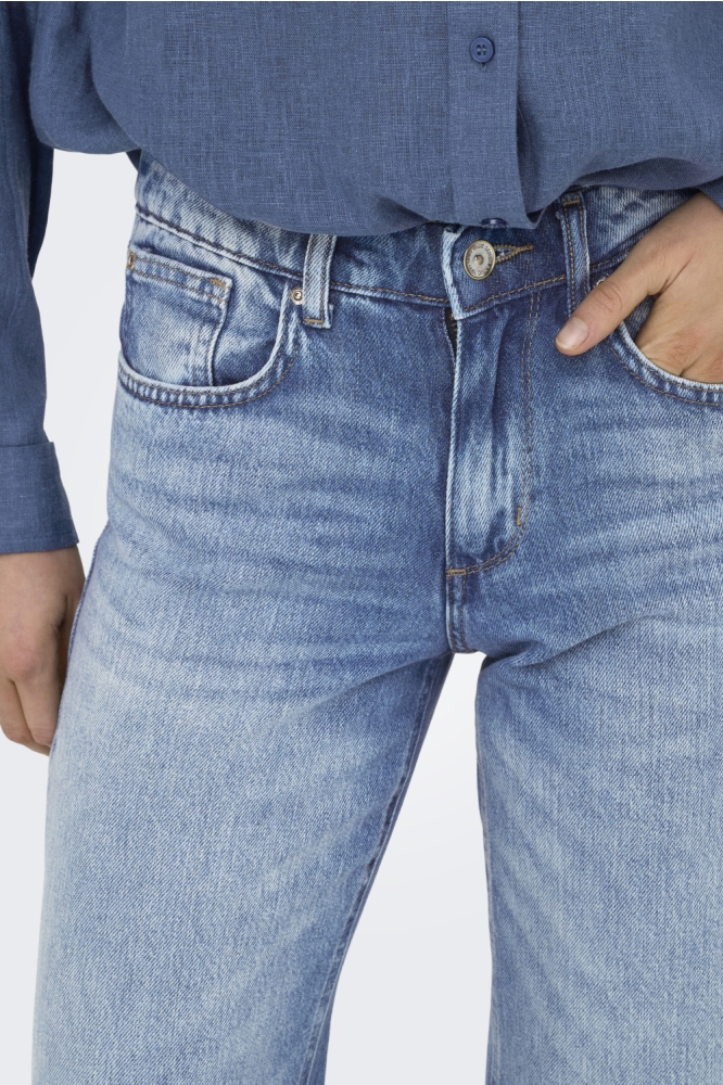 ONLHOPE LOW WAIST WIDE DNM TAI194 15340011 LIGHT BLUE DENIM